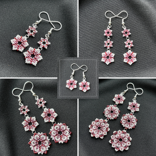 Floral Loves Me | Lightweight Beaded Earrings | XS-XL